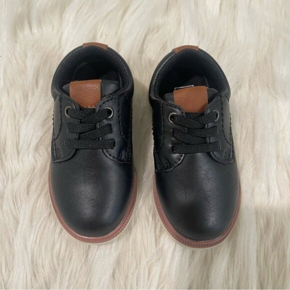 Max + Jake Lil Oscar Oxford Boys Black Shoes Size 6M! - Picture 8 of 9